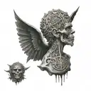 But I know only God can judge me tattoo design idea