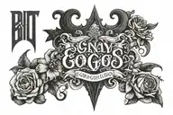 But I know only God can judge me tattoo design idea