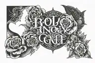 But I know only God can judge me tattoo design idea