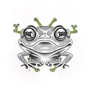 frog samurai tattoo design idea