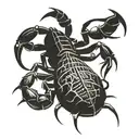 large scorpion tattoo design idea
