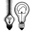 a broken light bulb and a normal light bulb with the lyrics 'don't let this darkness fool you, all lights turned off can tattoo design idea