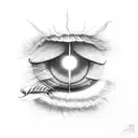 don't let this darkness fool you, all lights turned off can be turned on tattoo design idea