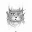 don't let this darkness fool you, all lights turned off can be turned on tattoo design idea