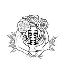 lil peep tattoo design idea