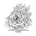 lost in grief tattoo design idea