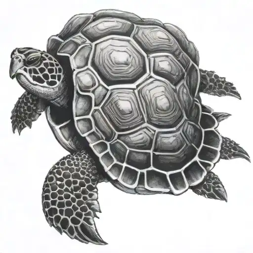 turtle ounce on vulcan tattoo design idea