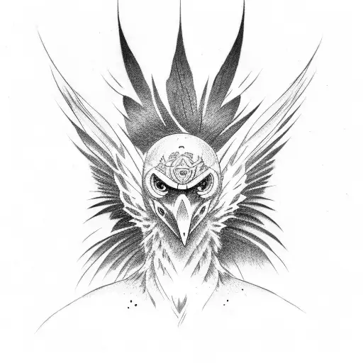 itachi with raven tattoo design idea