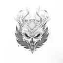 itachi with raven tattoo design idea