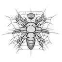 Spider tattoo design idea