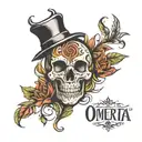 omerta tattoo on chest   tattoo design idea