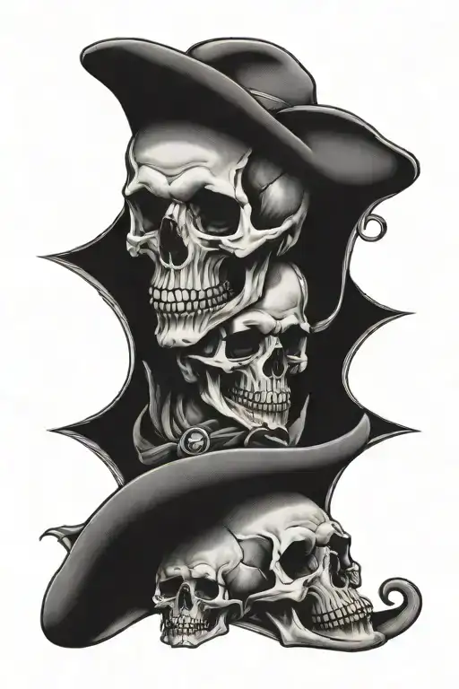 omerta skulls hear nothing see nothing say nothing acab 1312 trust no one tattoo design idea