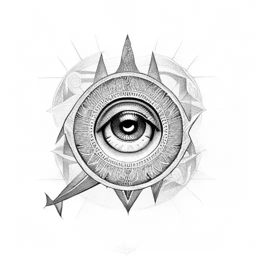 Eye of Horus tattoo design idea