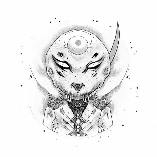 Text "No kids, no way, but that don't mean I can't slay" tattoo design idea