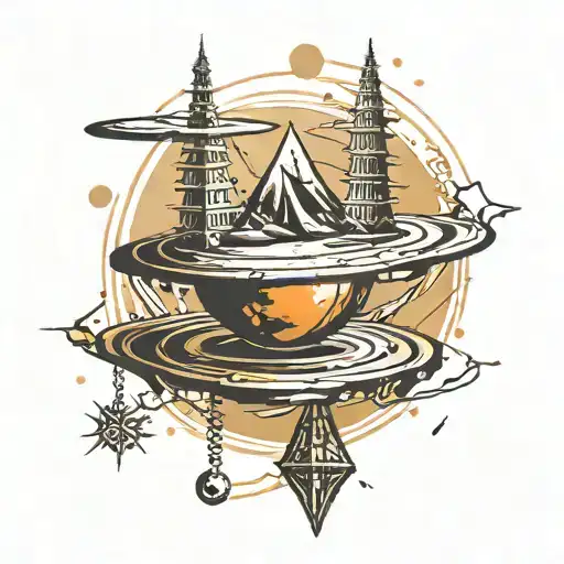 balance tattoo design idea