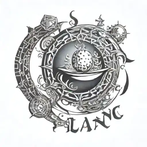 balance mind body and soul tattoo design idea