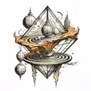 balance tattoo design idea