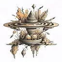 balance tattoo design idea