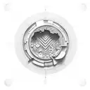 Keyboard keys forming a lemniscate shape tattoo design idea