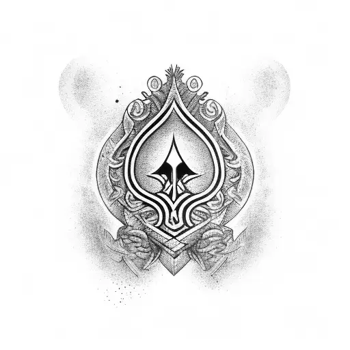 Ace of Spades tattoo design idea