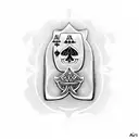 Ace of Spades tattoo design idea