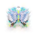 Wings 2003 tattoo design idea