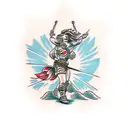 gladiator tattoo design idea