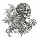 Hate Me Album Cover from Escape the Fate  tattoo design idea