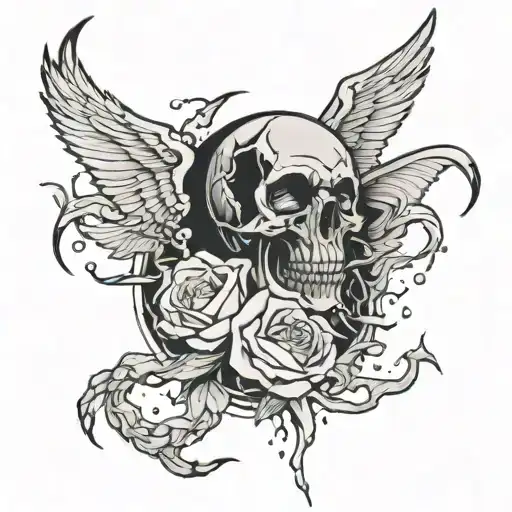 the crack tattoo design idea