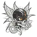 the crack tattoo design idea