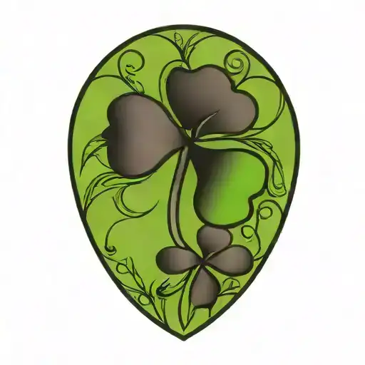 celtic four leaf clover tattoo inspired design tattoo design idea