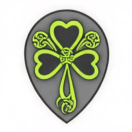celtic four leaf clover tattoo inspired design tattoo design idea