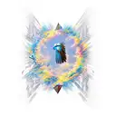 Icarus falling  tattoo design idea