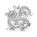 dragon slayer tattoo design idea