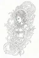 vairagya tattoo design idea