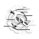 crossroad tattoo design idea