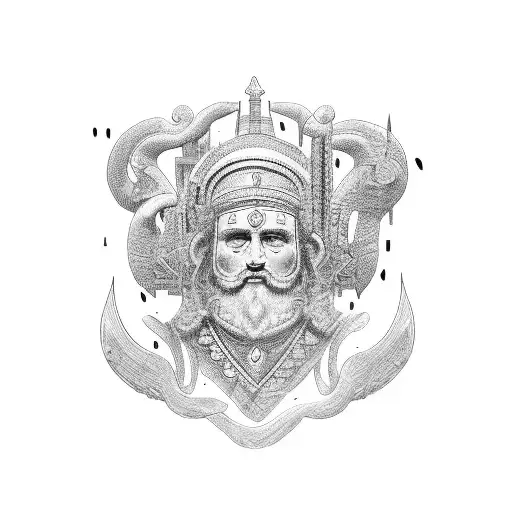 gods history tattoo design idea