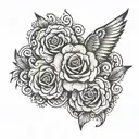 my core values are positivity, ownership, perseverance   tattoo design idea