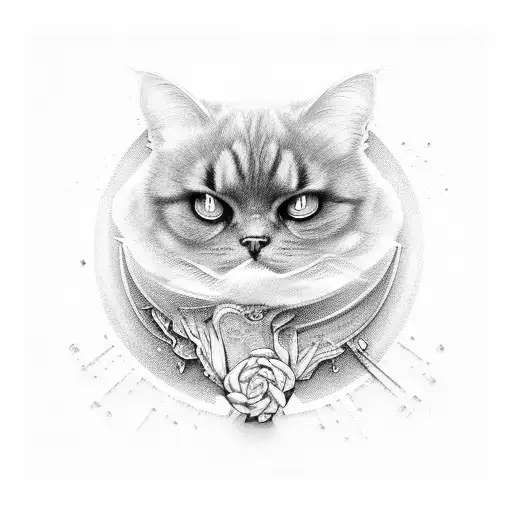 calm tranquility and calmness tattoo design idea