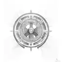 greek phalanx spartan tattoo design idea