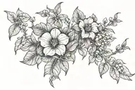 taurus gemini plants tattoo design idea