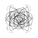 Quantum mechanics tattoo design idea