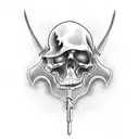 Grim Reaper tactical tattoo design idea