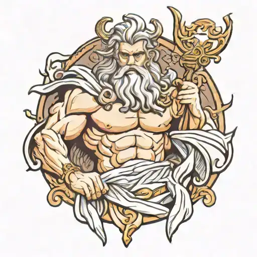 zeus posedion ares god mythology tattoo tattoo design idea