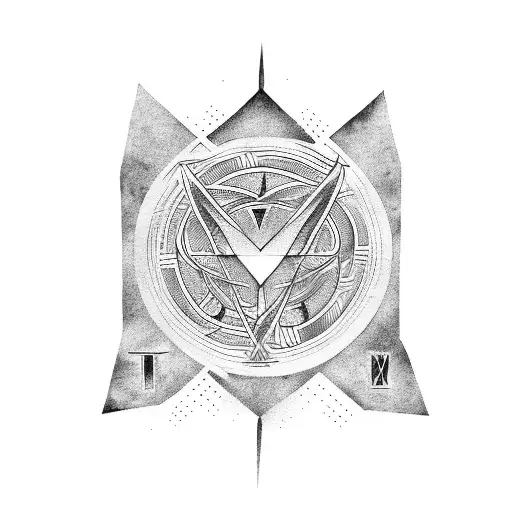 Tau Sigma combined  tattoo design idea