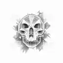 A computer screen displaying a Far Cry game level in dotwork style tattoo design idea