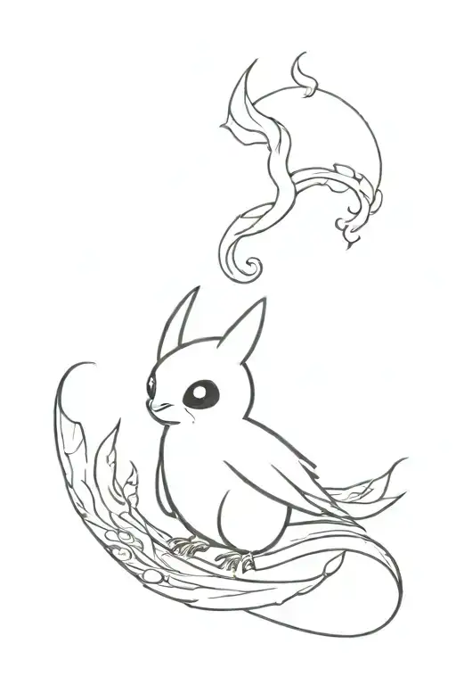 Ori and the will of the wisps  tattoo design idea