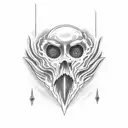 oblivion shivering isles tattoo design idea