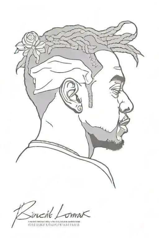 kendrick lamar tattoo design idea