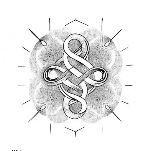 Infinity Symbol with numbers 25 and 29 tattoo design idea